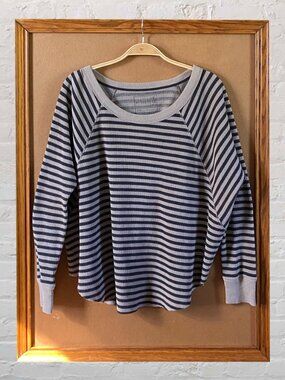 We The Free Size Large Striped Thermal Type Top